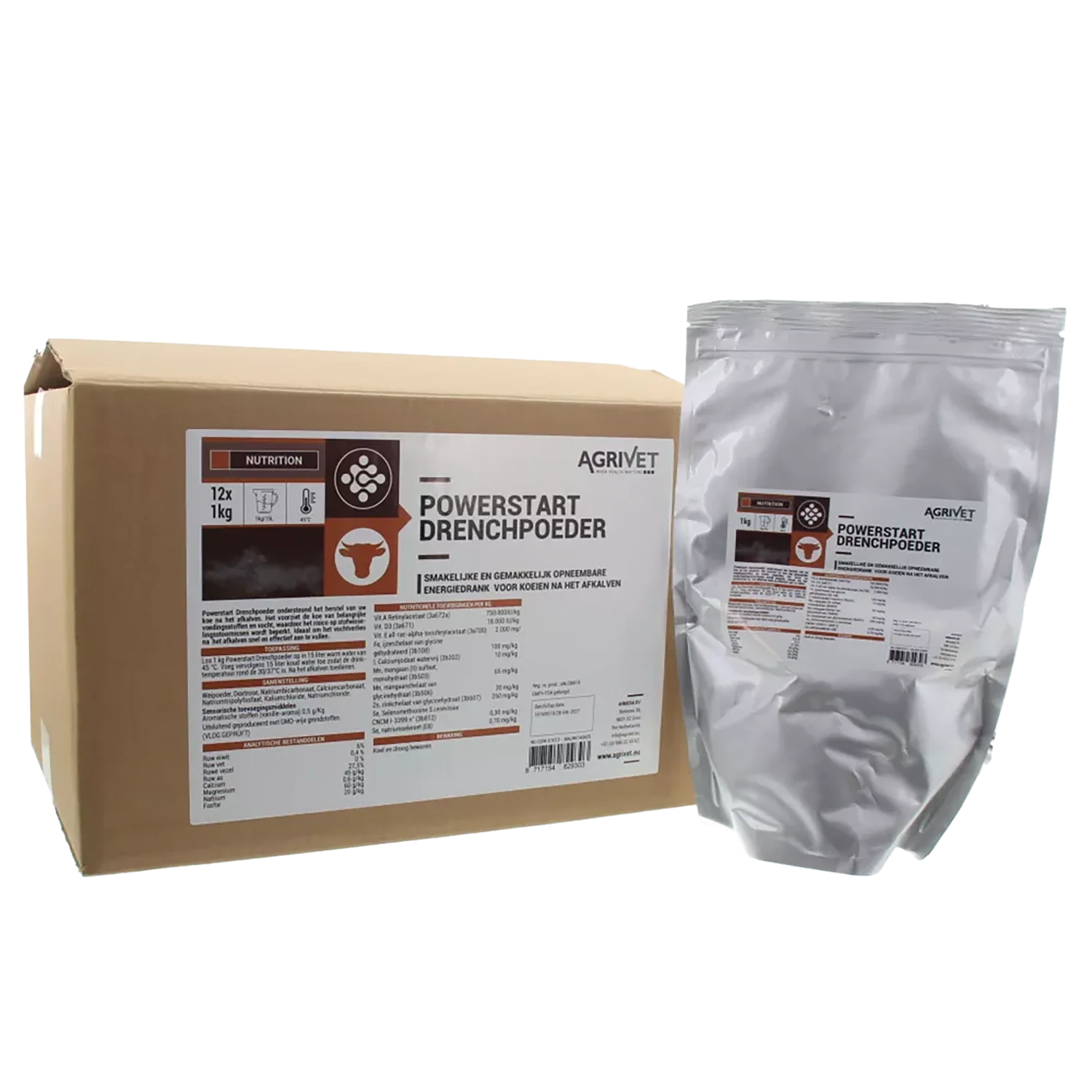 Agrivet Powerstart Drench Powder 12 x1 kg 