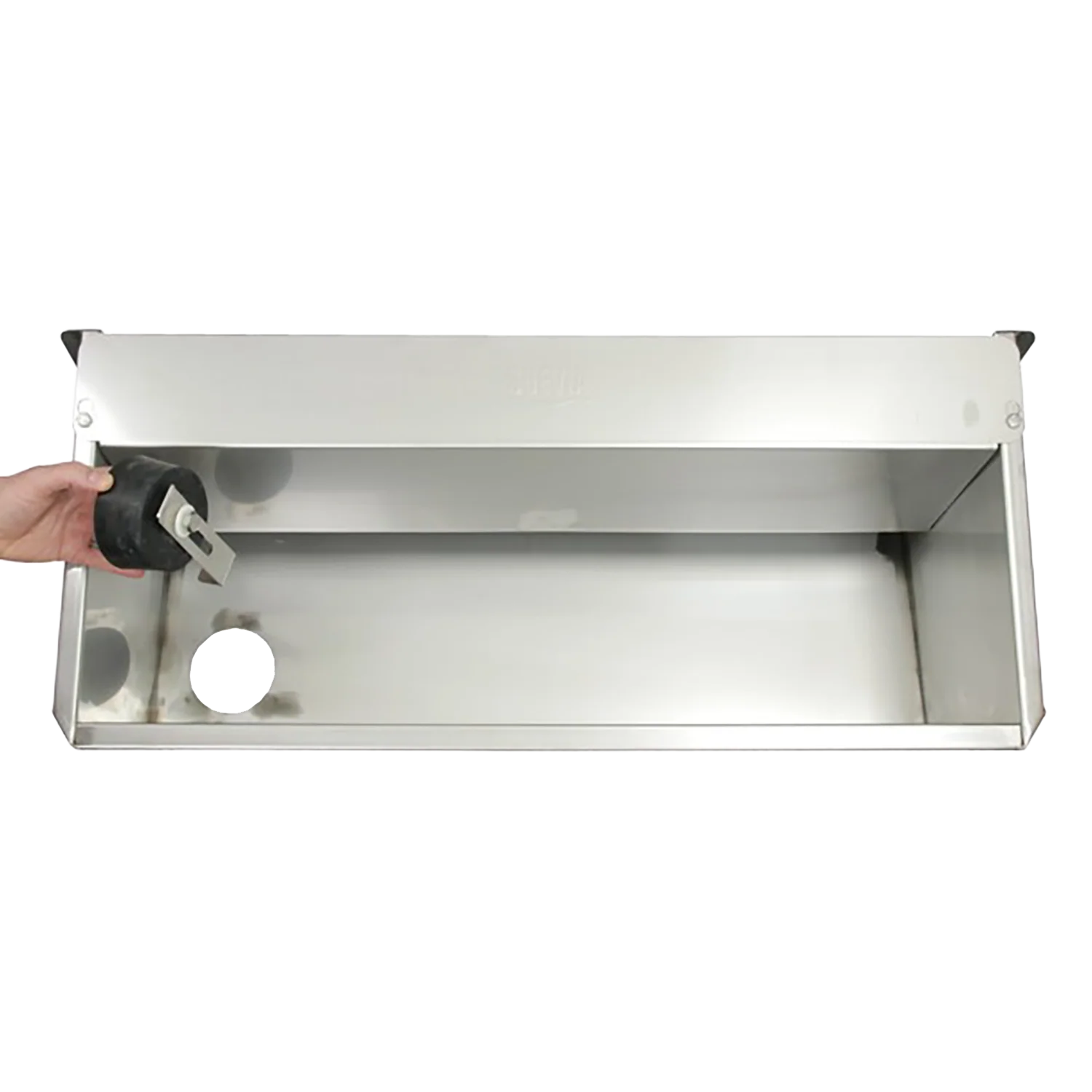 Compact Drinking Trough 6150 inox 100cm, Drain 100 mm - Image 3