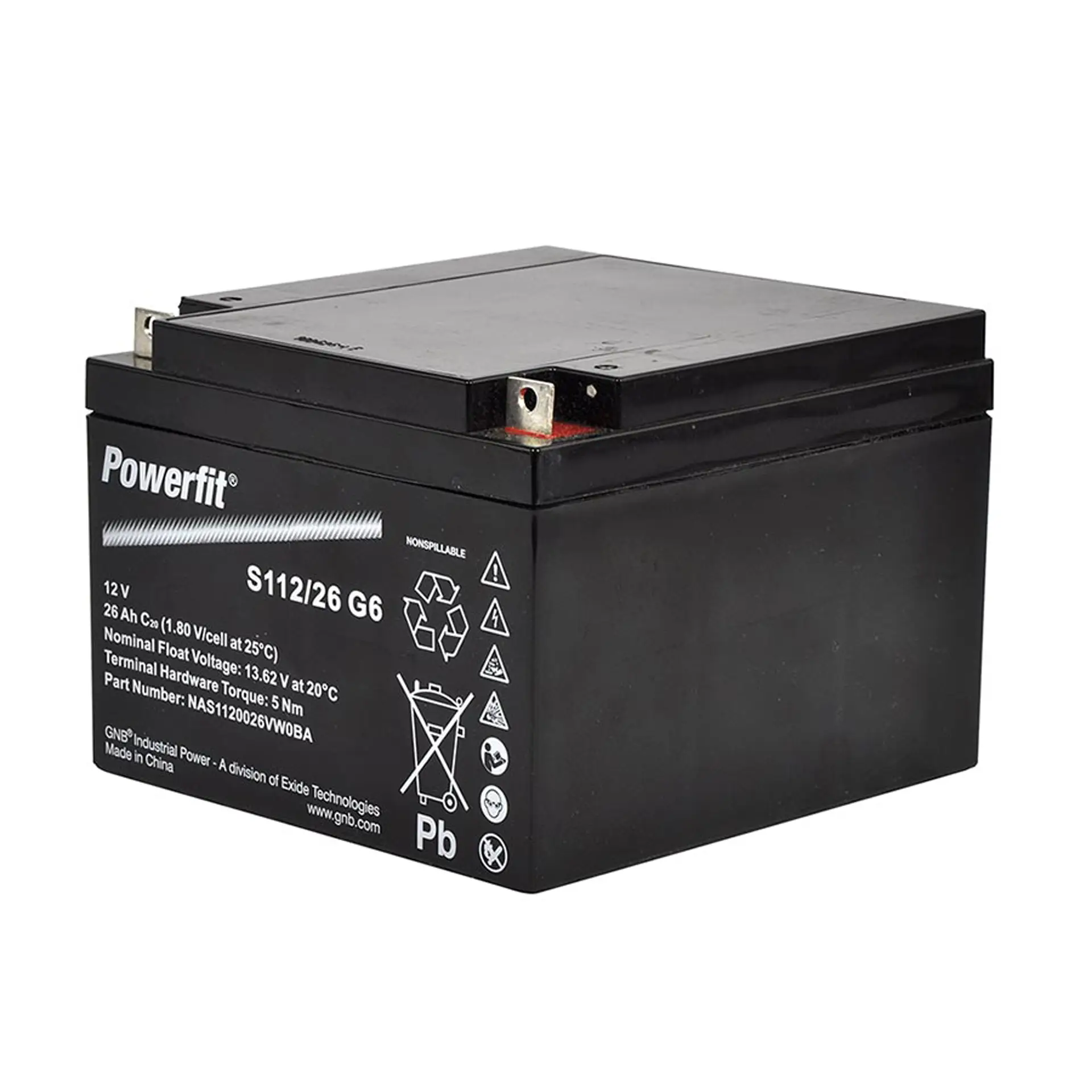 Gallagher Battery 12V/25Ah SLA - Maintenance-Free 