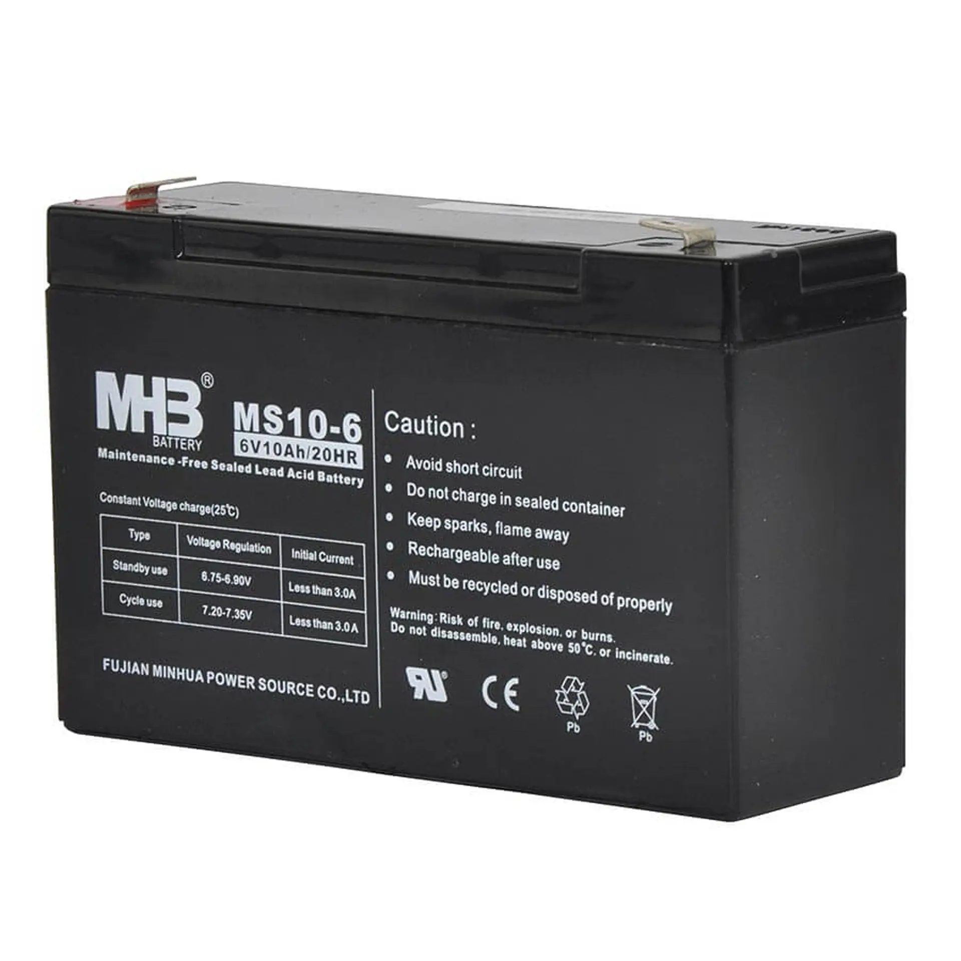 Gallagher Battery 6V 10Ah - For S40/S40LE