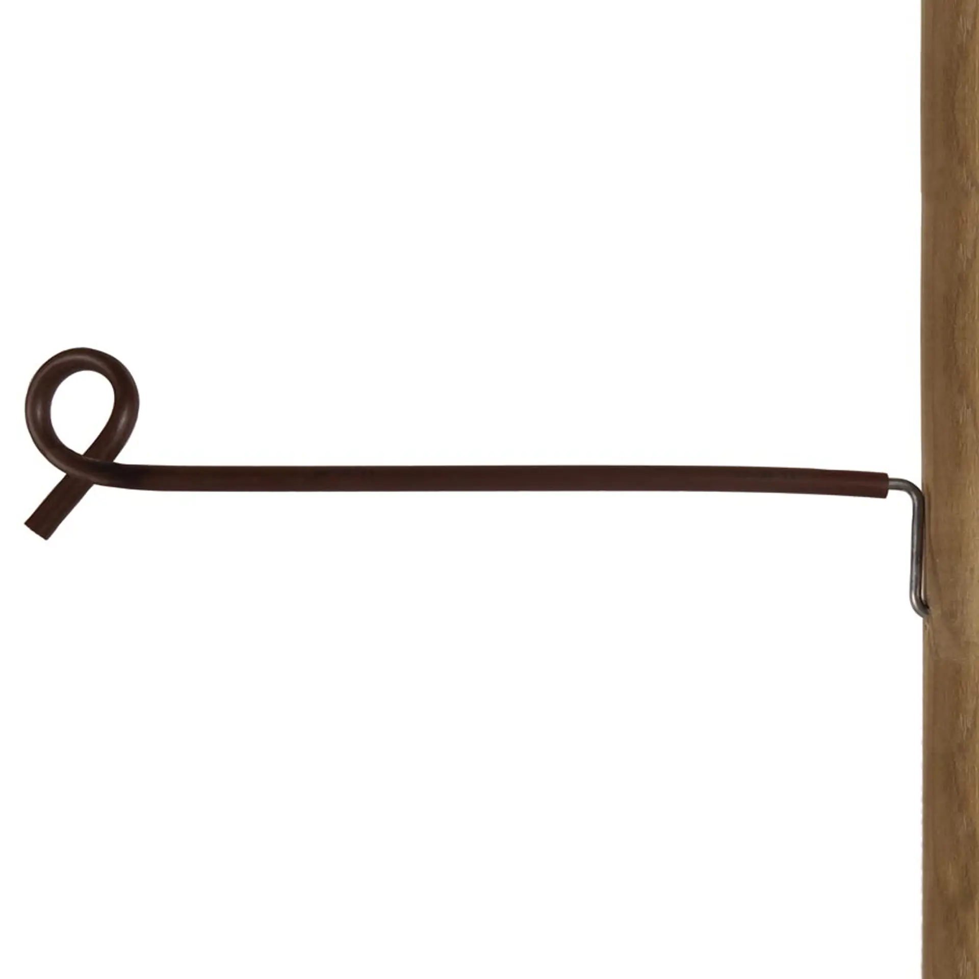 Gallagher Distance Isolator Curl Tail 40cm Terra - Wood