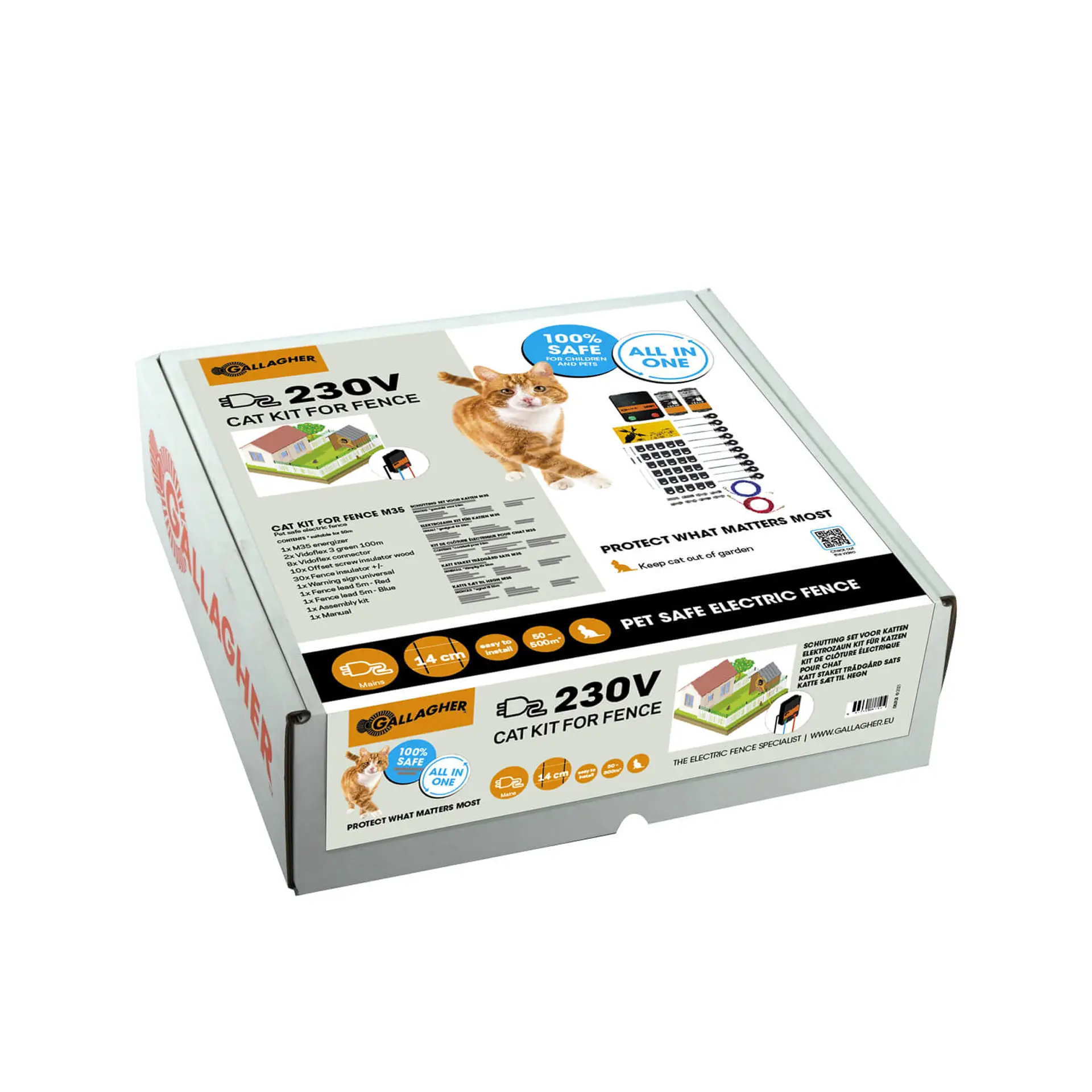 Gallagher Fencing Set for Cats - M35 230V