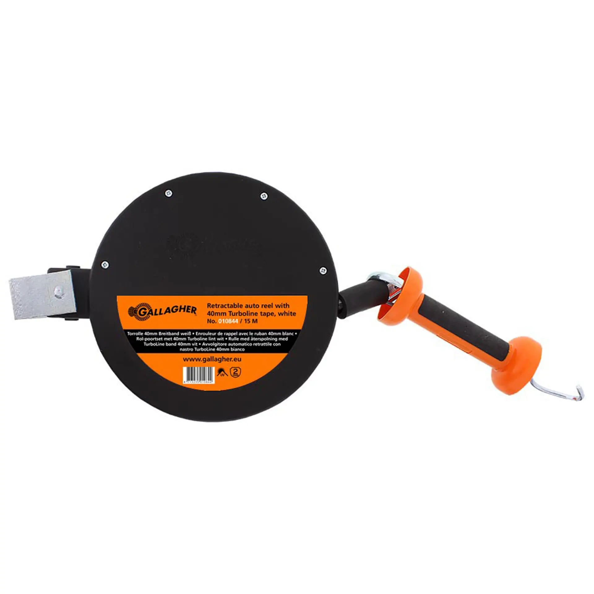 Gallagher Roll Gate Set Tape White 15m - Automatic