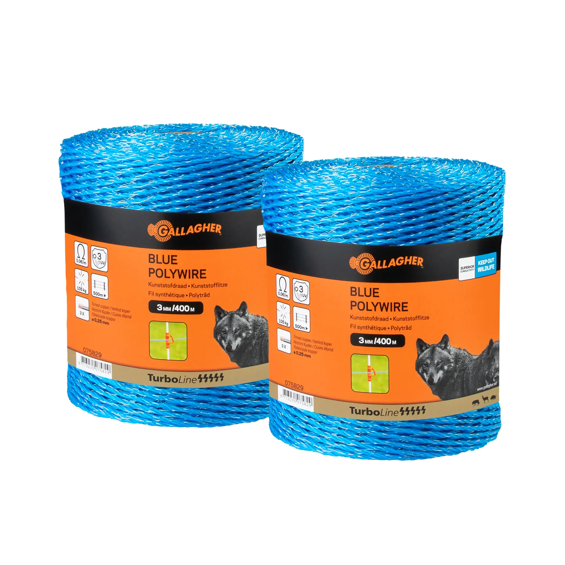 Gallagher TurboLine Plastic Wire - Protection against Wild Boars 