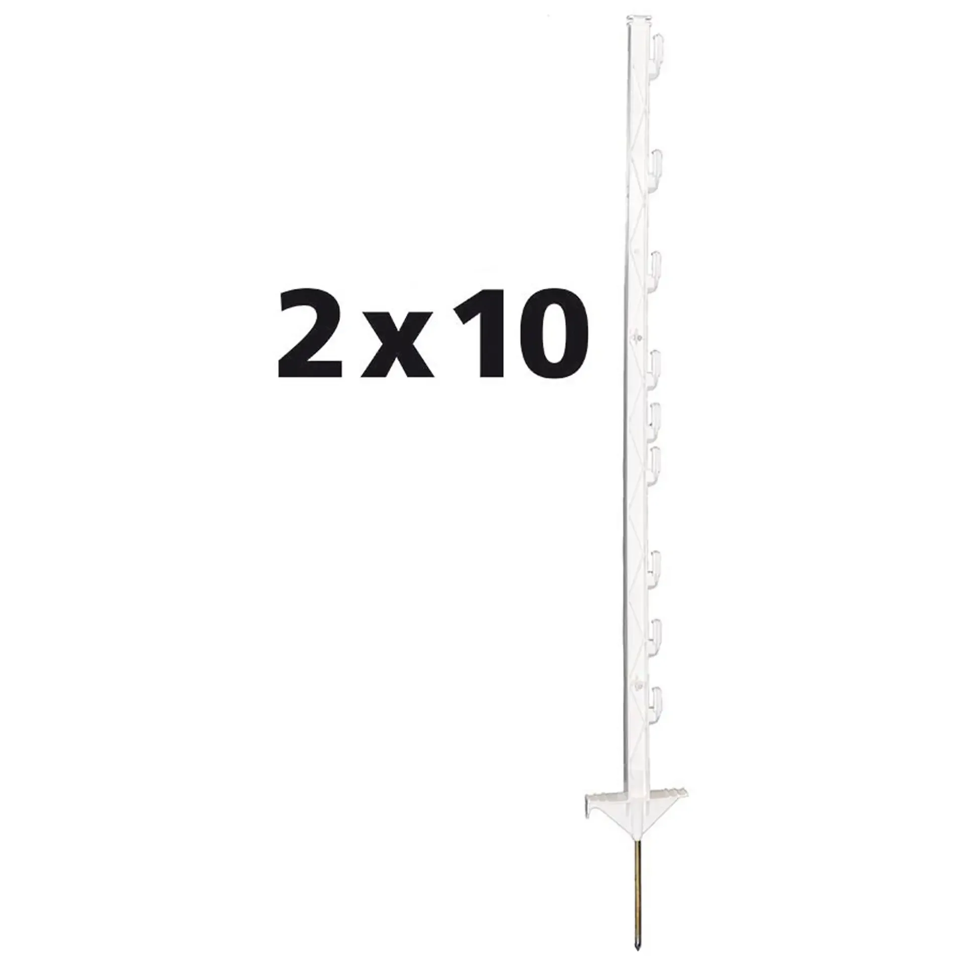Gallagher Vario Post 1.00m White - Duo Pack