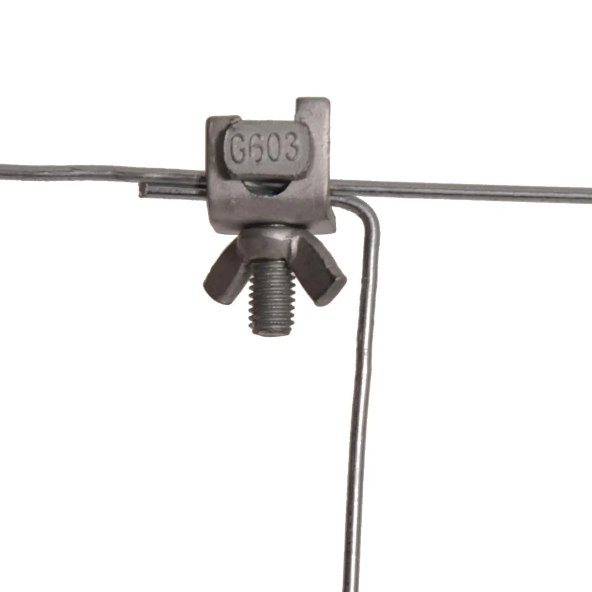 Gallagher Wire Clamp Bent with Wing Nut - 100 Pieces