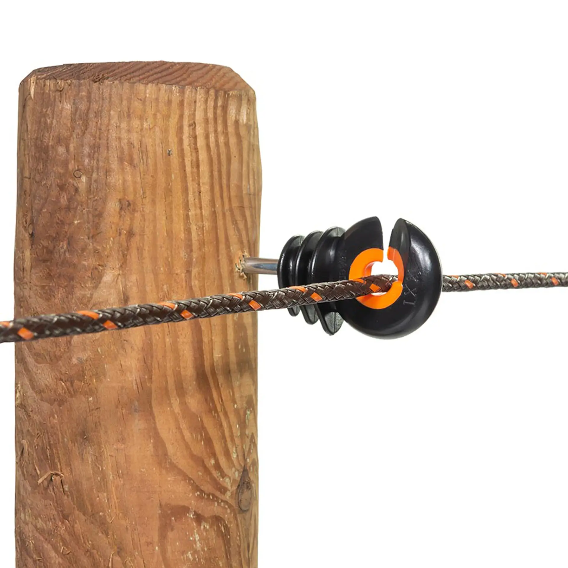 Gallagher XDI Screw-Ring Insulator Wood - Reliable Insulation