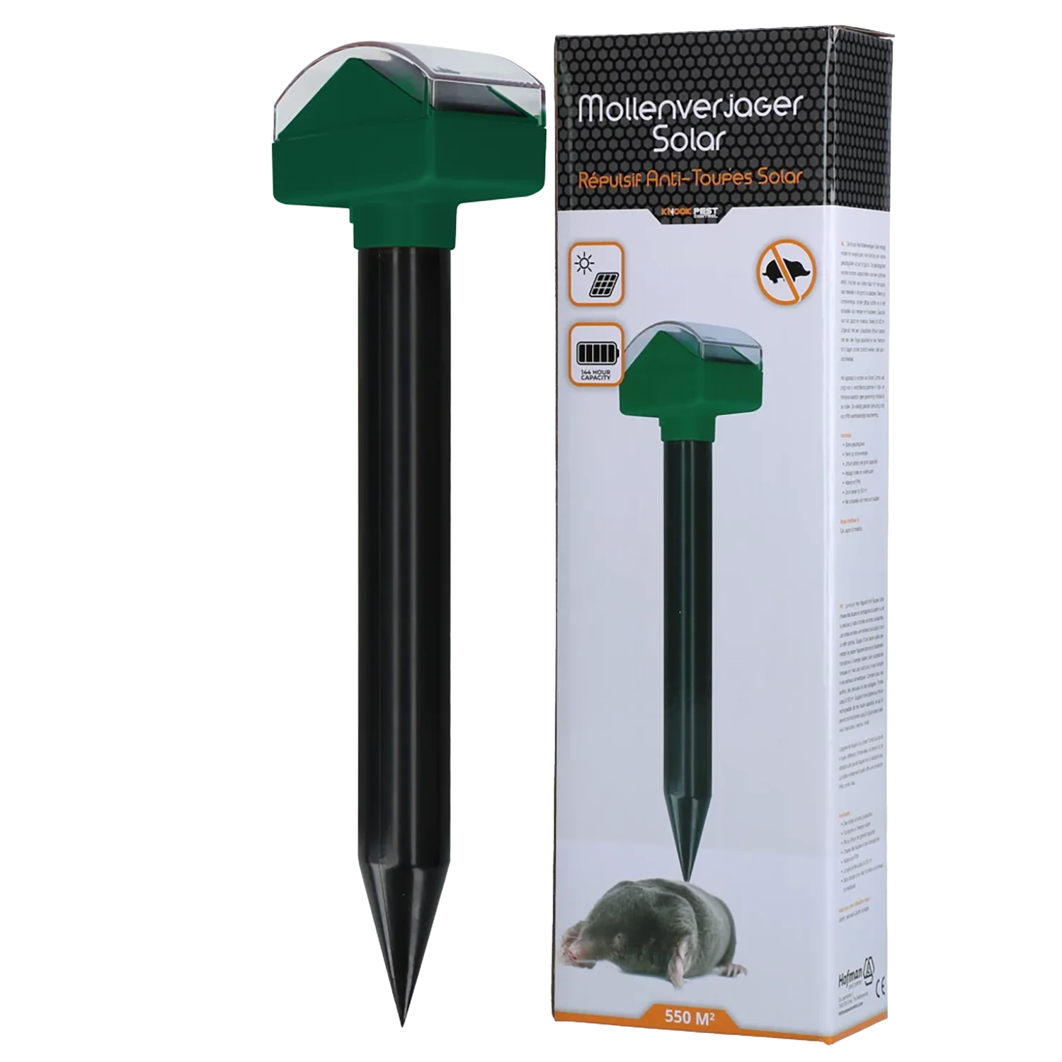 Knock Pest Mole Repeller Solar 