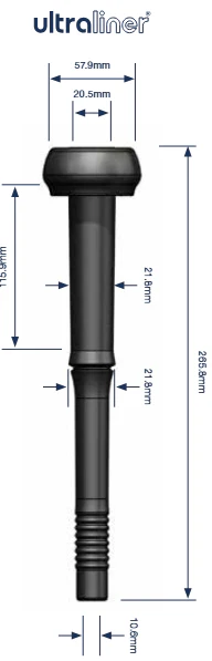 liner Milkrite BMEXU VENTED corr. R1EX Boumatic set 4 pcs. 