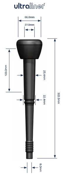 liner Milkrite DL017U-01 corr. 960017-01 DeLaval set 4 pcs. 