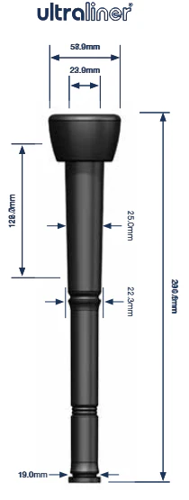 liner Milkrite DL036U corr. 200046-01 DeLaval set 4 pcs. 