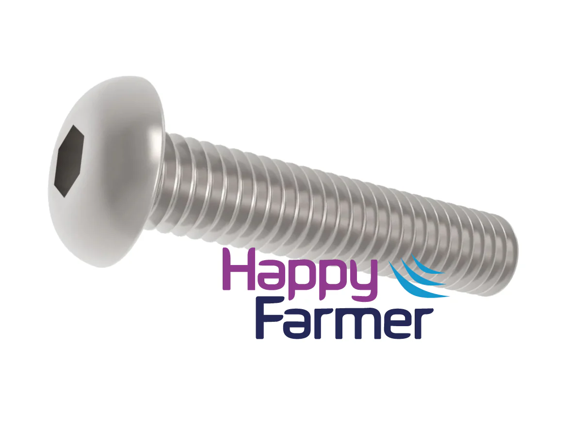 Low Pan Head Screw M5 x 12 A2 Stainless Steel