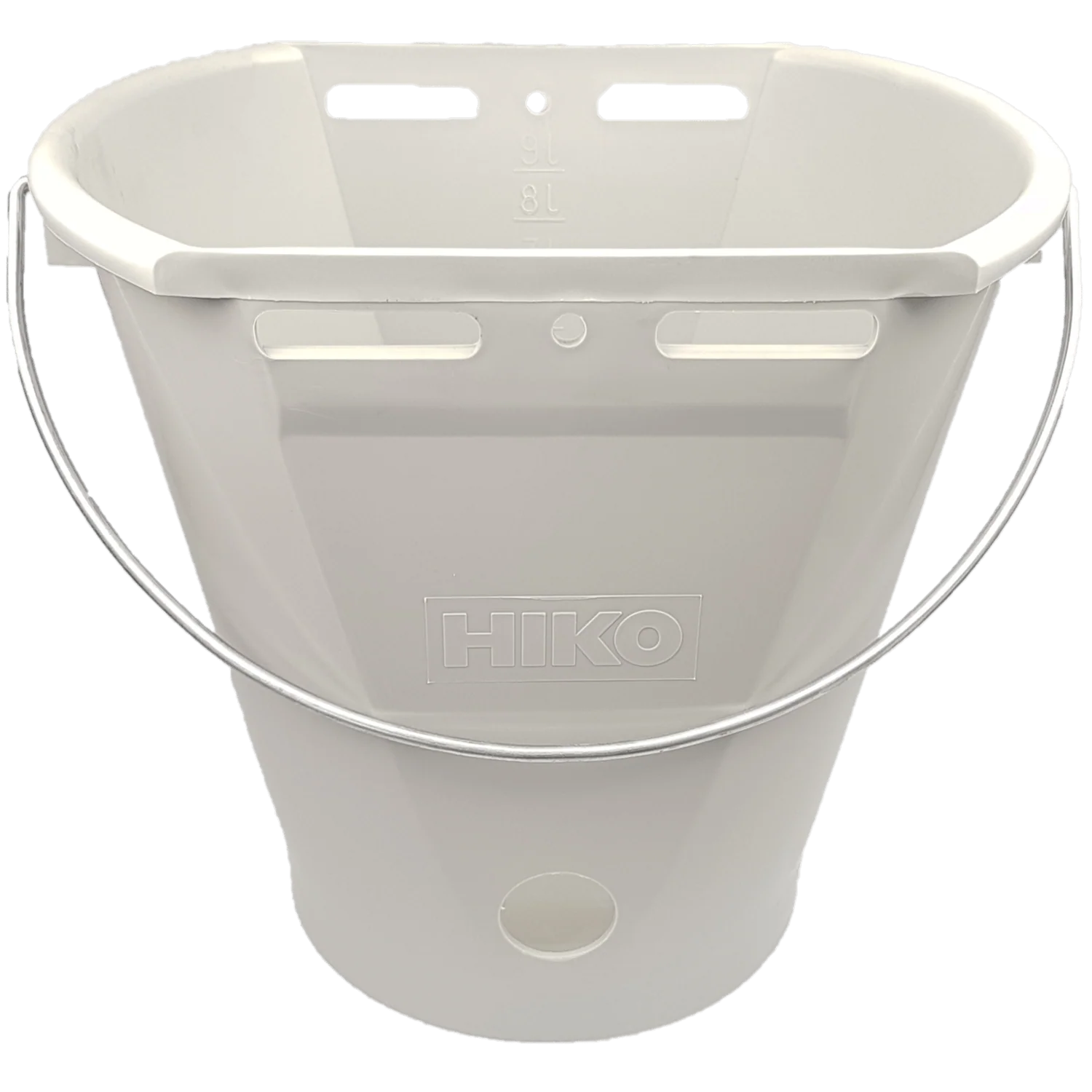 Teat bucket Hiko gray, 8 liters 