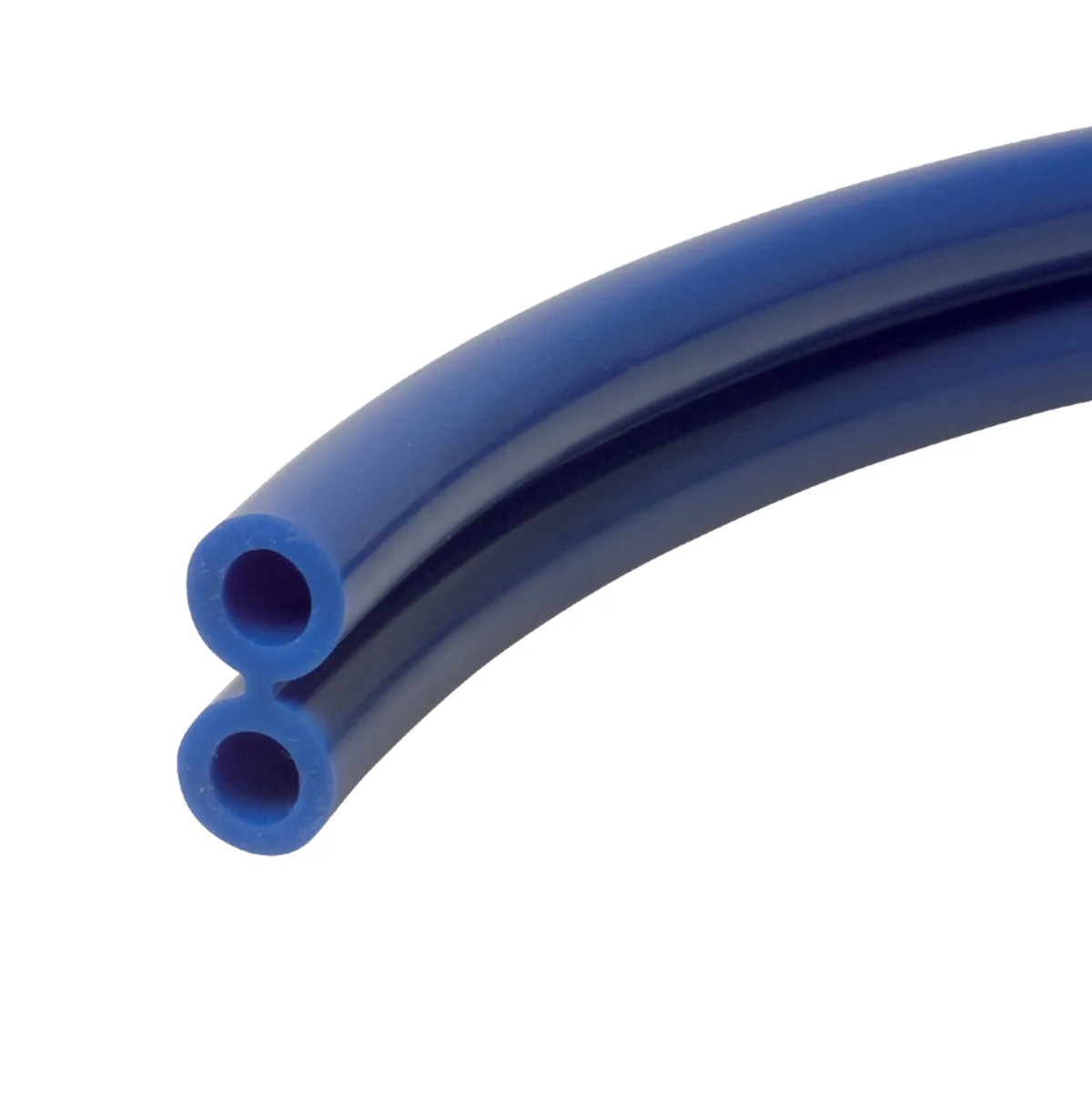Pulse hose DOUBLE Silicone Blue 7.6 x 13.2 mm