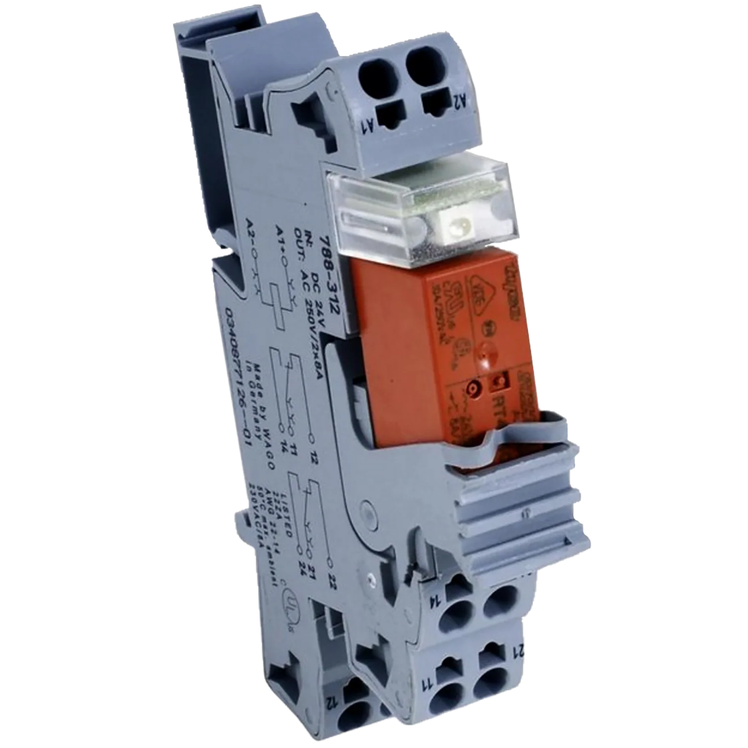 Relay module 24 VDC 2-changeover feed 0005-4033-160