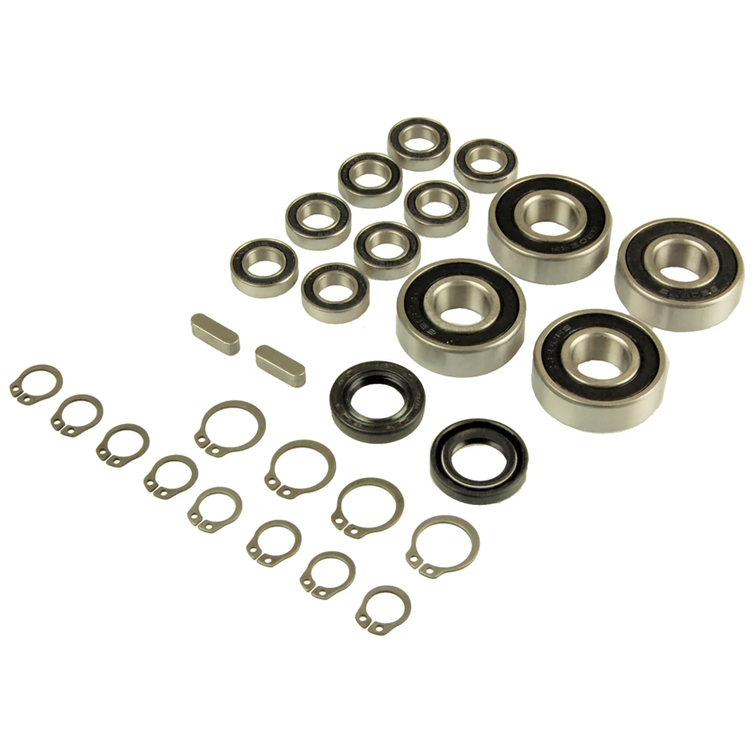 Revision set Brush motor AIR Lely A3 and Lely A4 Bearings-Gaskets