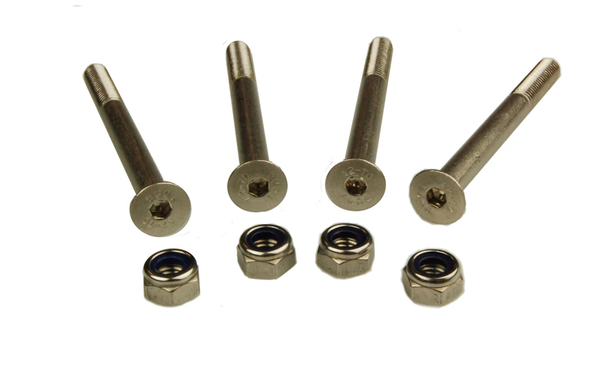 Screw + Nut Stainless Steel M8x85