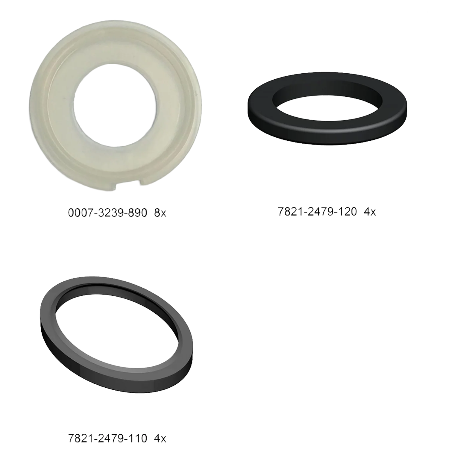 Service kit milk management (C) Lactoflow 7820-9905-030