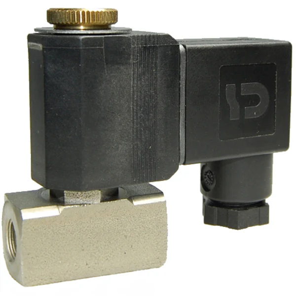 Solenoid Valve Spray Stainless Steel 1/8" 24V DC Coil