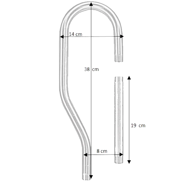 Suevia Ring line Connection Set 1/2" Inox T.b.v. 12P, 25R, 1200 - Image 2