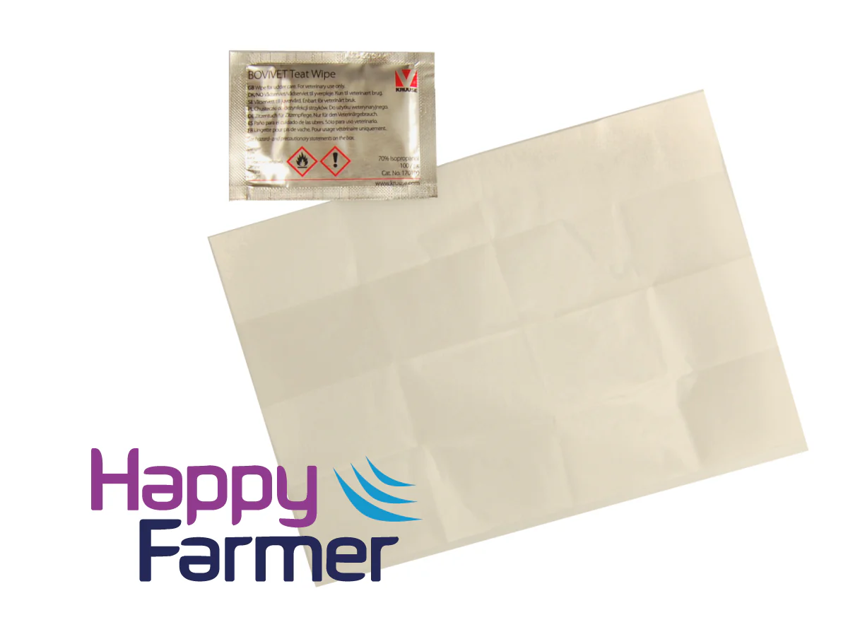 Teat wipes isopropyl alcohol