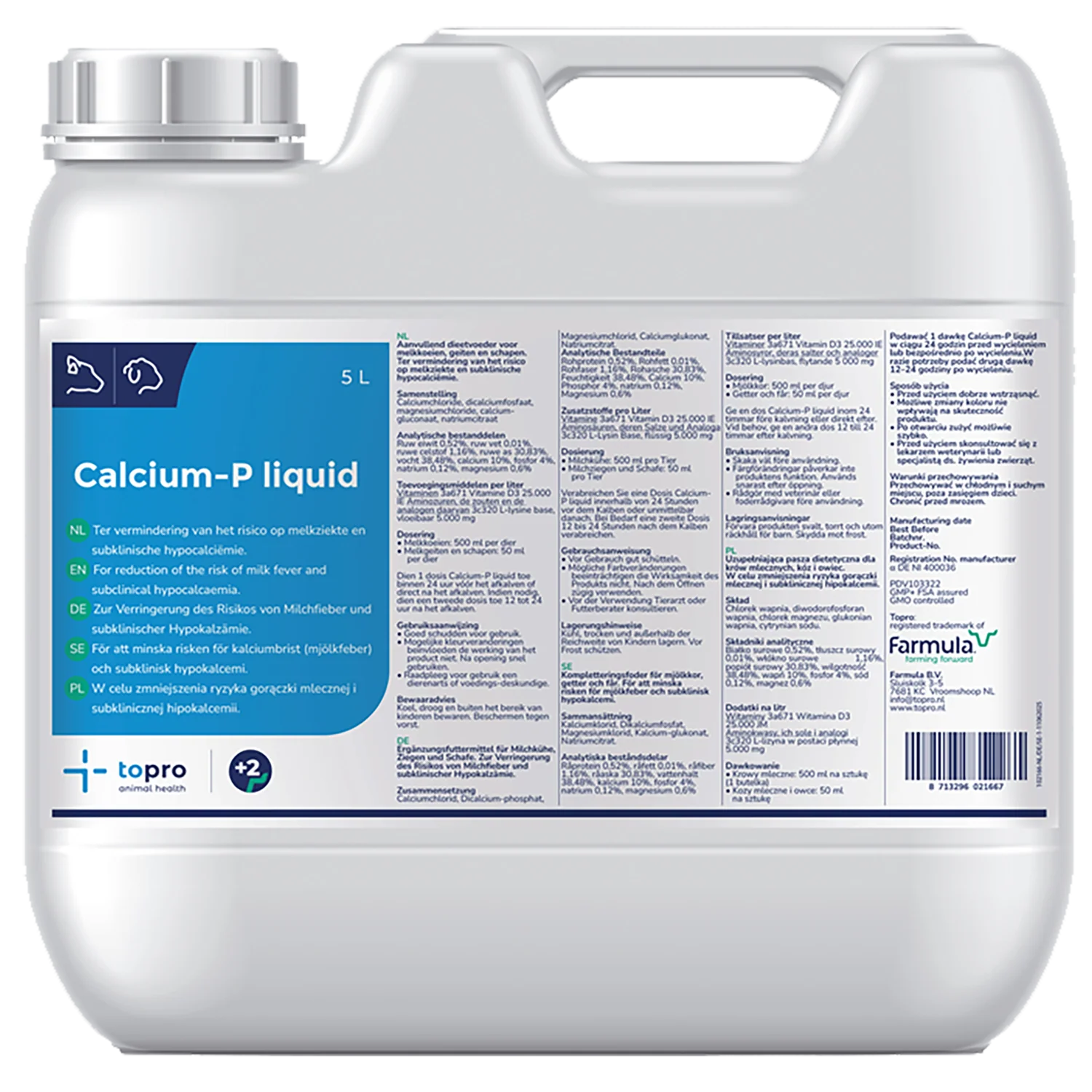 Topro Calcium-P Liquid - 5 L 