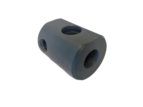 Valves Underblock Single - Gray connector with 1 outlet